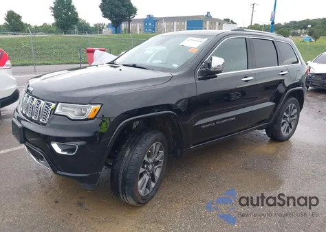 2017 Jeep Grand Cherokee Overland z USA, uszkodzony, nr VIN 1C4RJFCG5HC904470